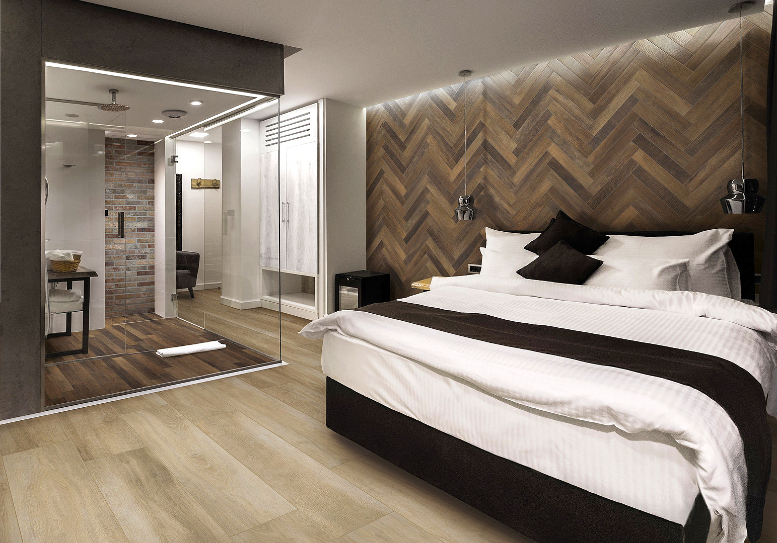 J86333 На пол Greenwood Greige 7.5x45 - фото 3