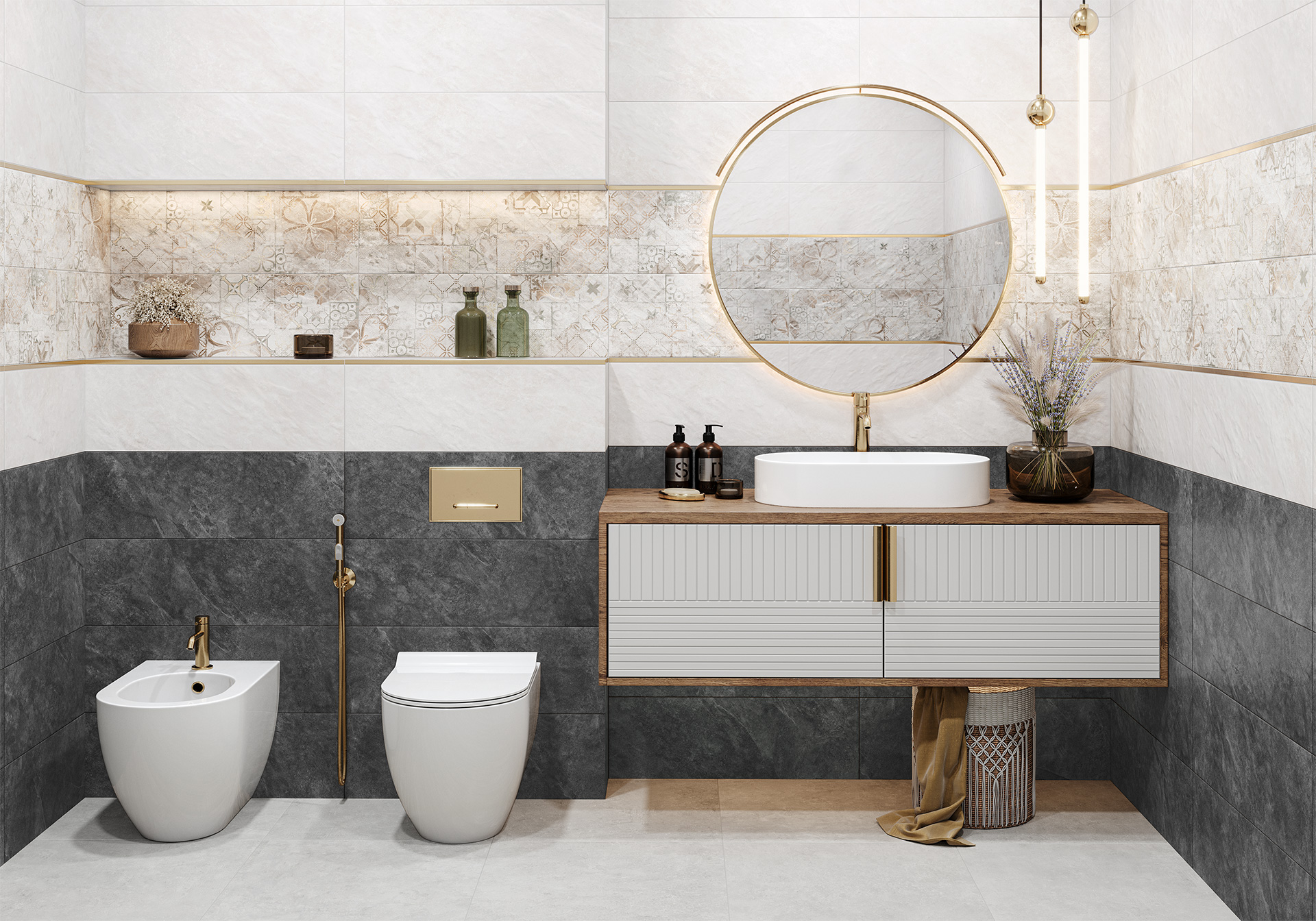 WT15KRE01R На стену Kreo Light 246x740x9 - фото 7