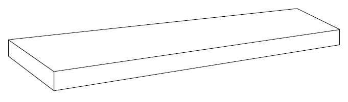 620070001807 Ступень Thesis Light Scalino Angolare Sx Lap 33X120