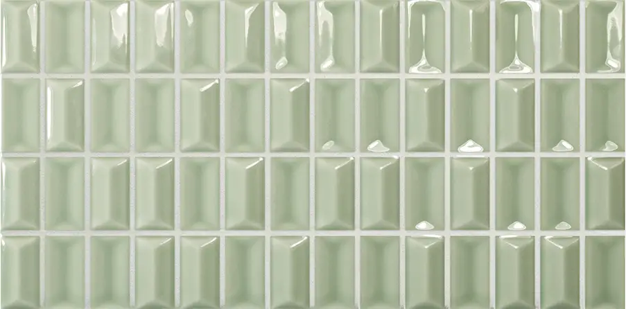 135541 На стену 3D Bars Diamond Jade Gloss 12.5x25