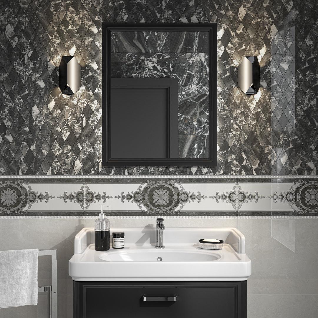 SG850890R На пол Риальто Серый тёмный матовый обрезной 80x80x0.9 - фото 24