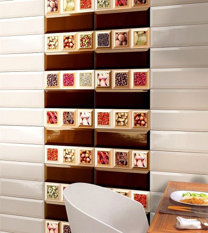 Декор Cube Kitchen Decor Mix Cordoba 14 pz 10x10 - фото 4