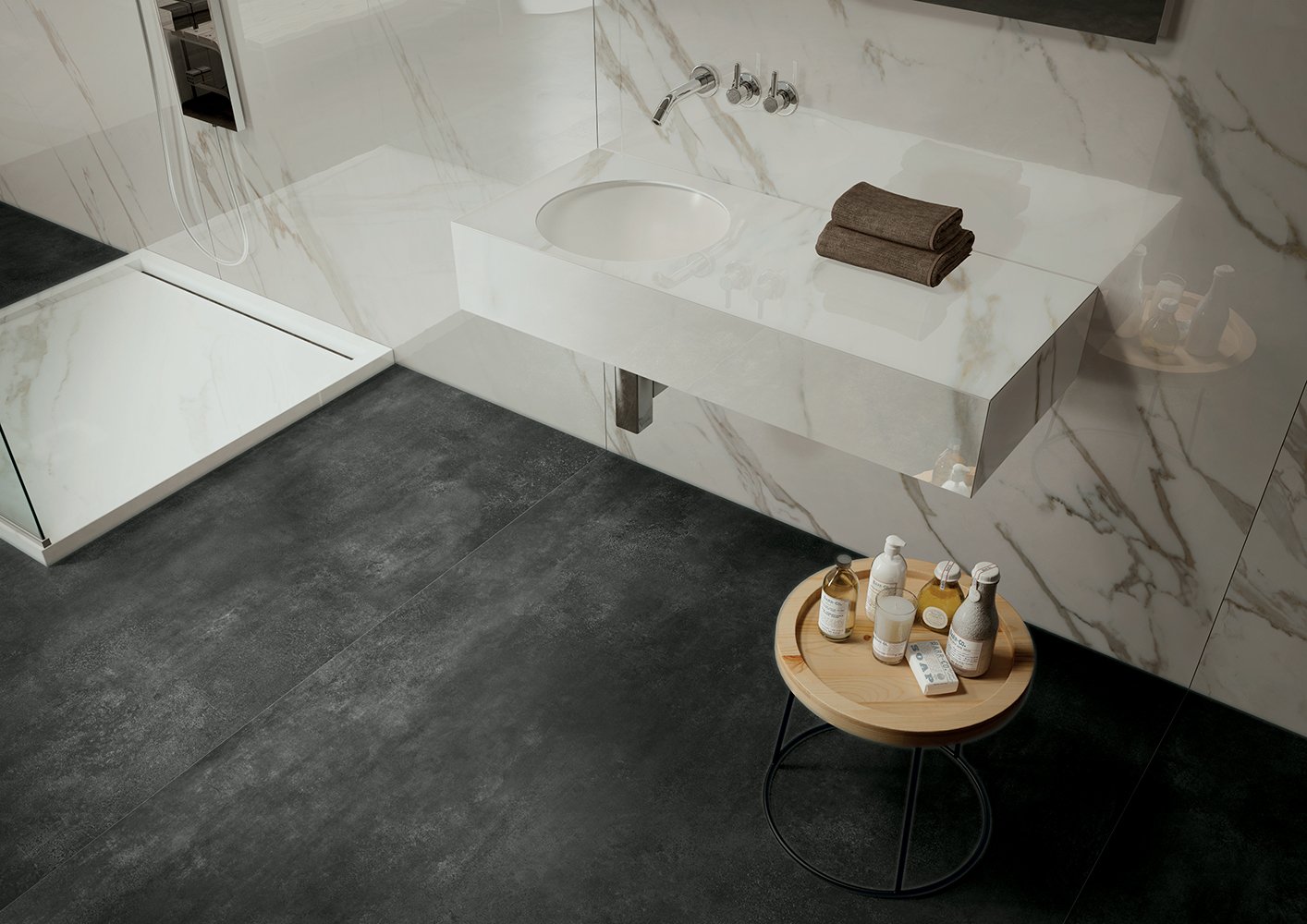 На пол Calacatta Calacatta Oro Lapp/Rett - фото 11