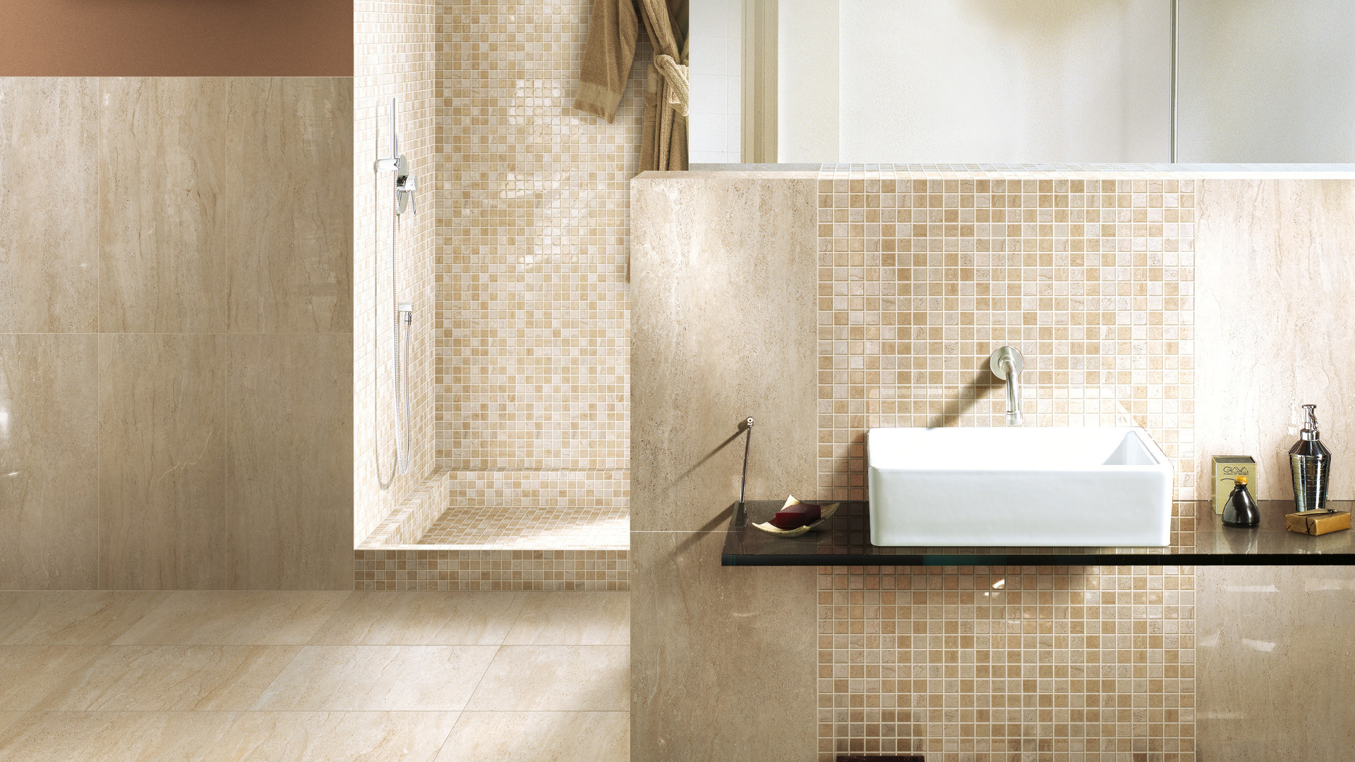 Декор I Travertini Inserto Stencil Beige - фото 3