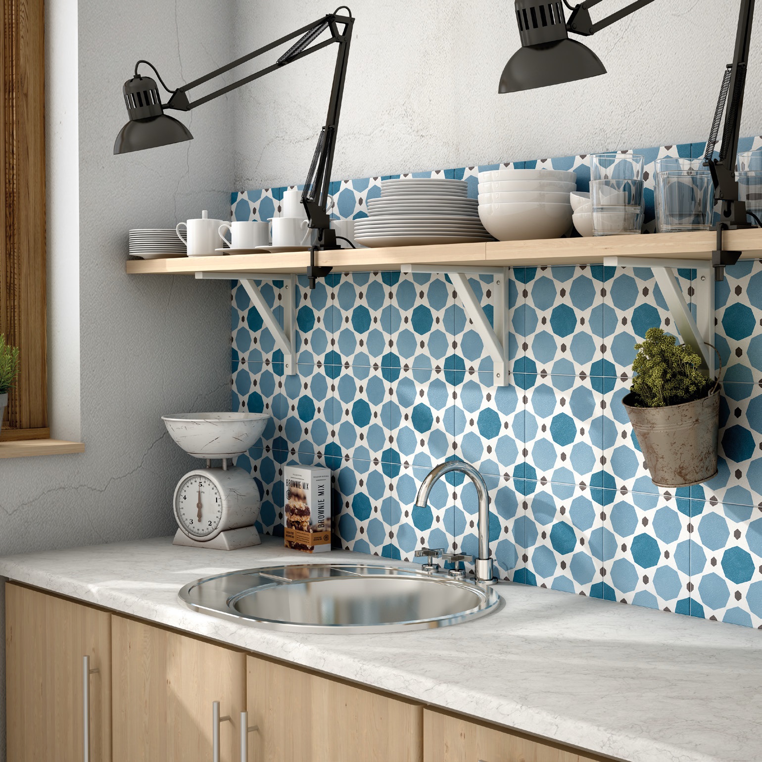 20872 На пол Caprice Taupe 20x20 - фото 10