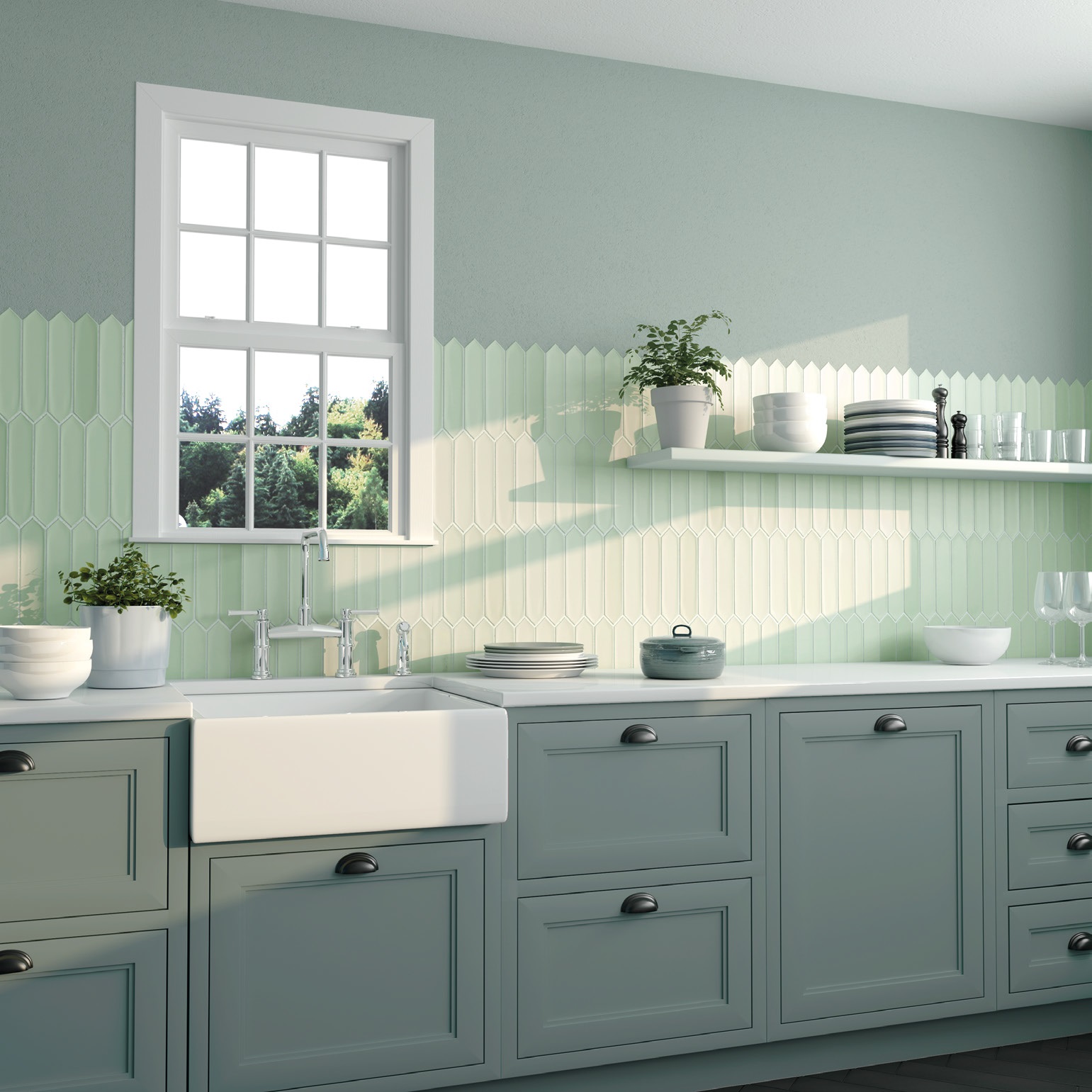 27485 На стену Lanse Viridian 5x25 - фото 10