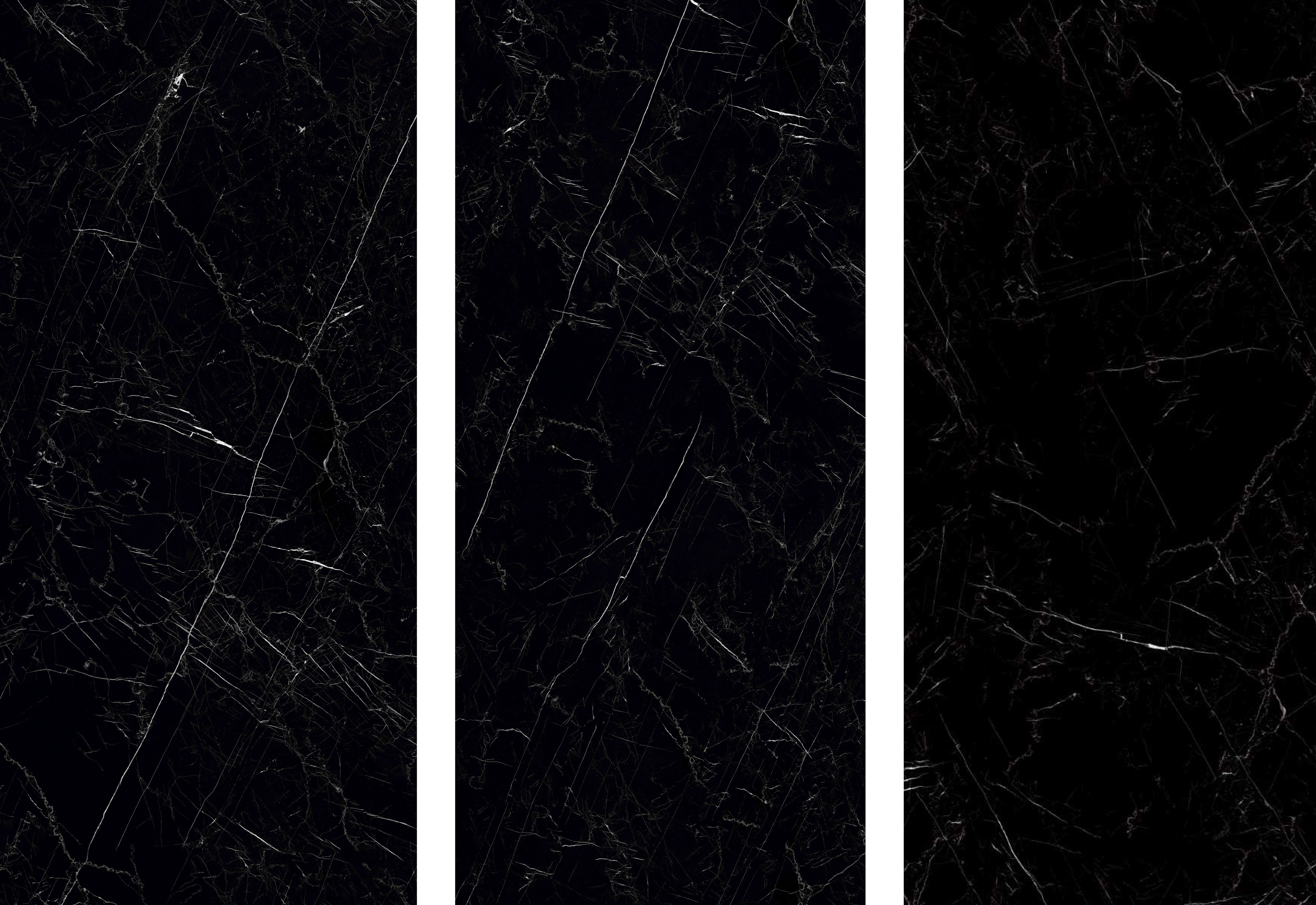 На пол Polished Nero Marquina 2700х1200х6 - фото 2