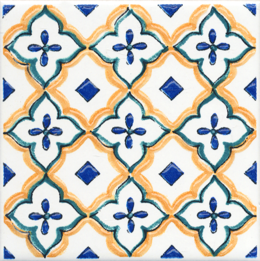 STG/A491/1146H Декоративная вставка Капри Капри майолика 491 9.8х9.8