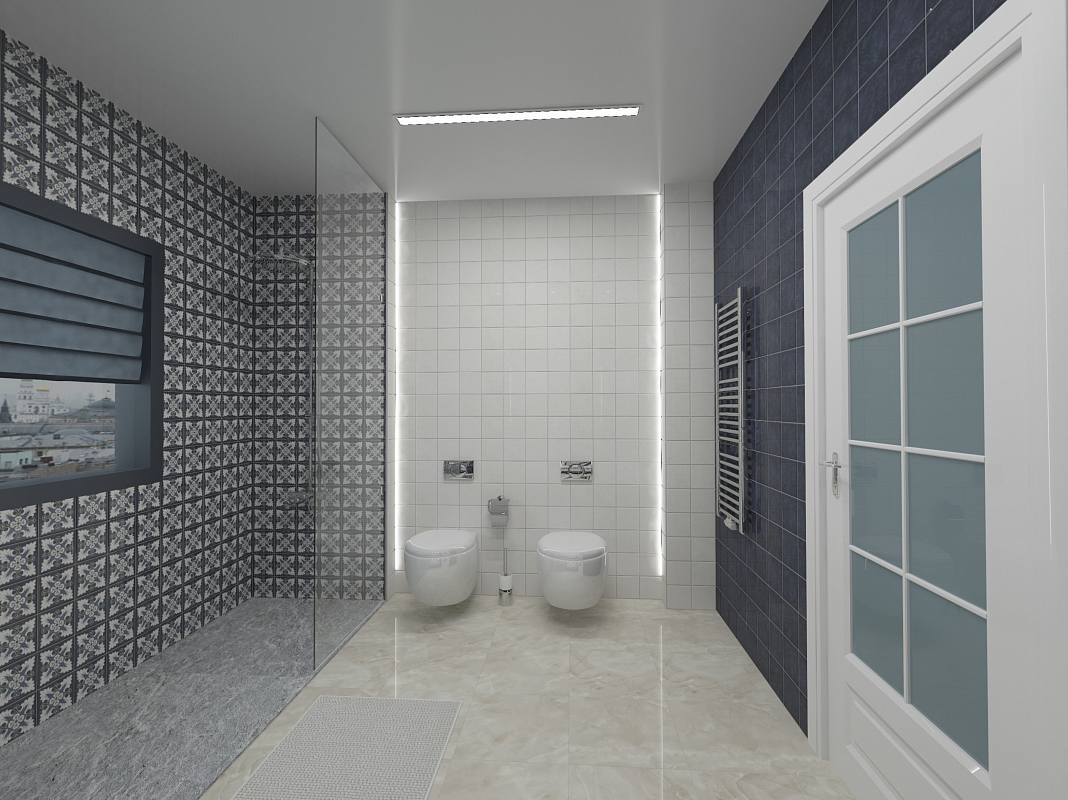 Декор Smalto Decor Blu 3 15x15 - фото 2