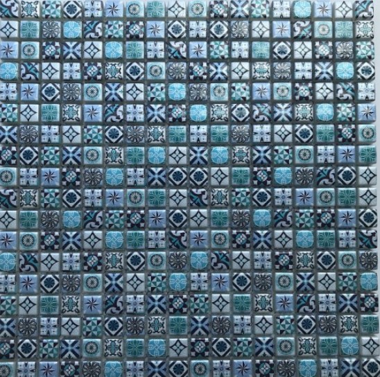 Xindi Blue 6*15*15 300*300 Настенная Керамическая мозаика Xindi Blue