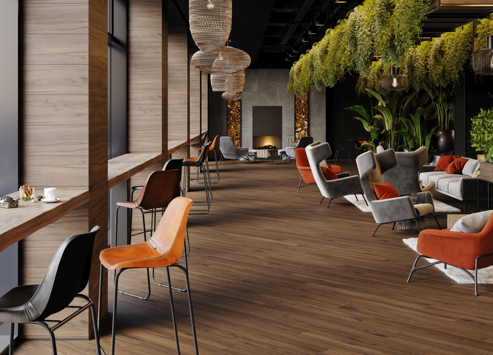 K-2101/SR/200x1200x11 На пол Alleya Медовый Структурированный 120x20 - фото 19