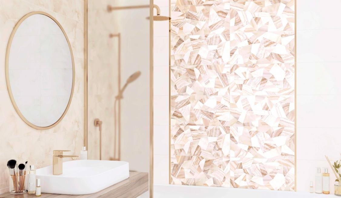 TWU09BGM017 На стену Bergamo Голубой геометрия - фото 7