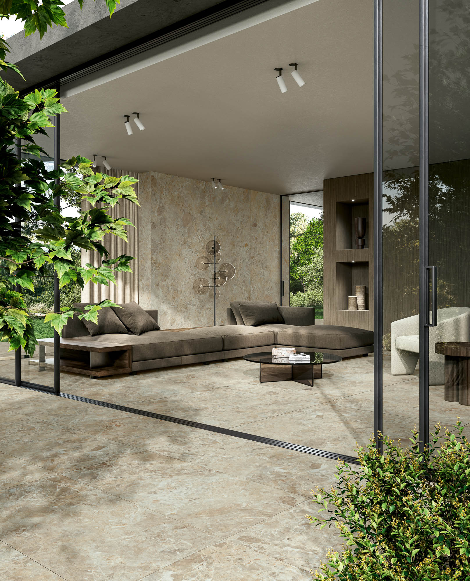 104718 На пол Breccia Paradiso Beige Levigato 8.5mm 60x120 - фото 37