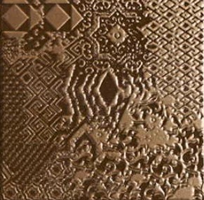 Декор Metal Tiles Decor Bronze 20x20 - фото 8