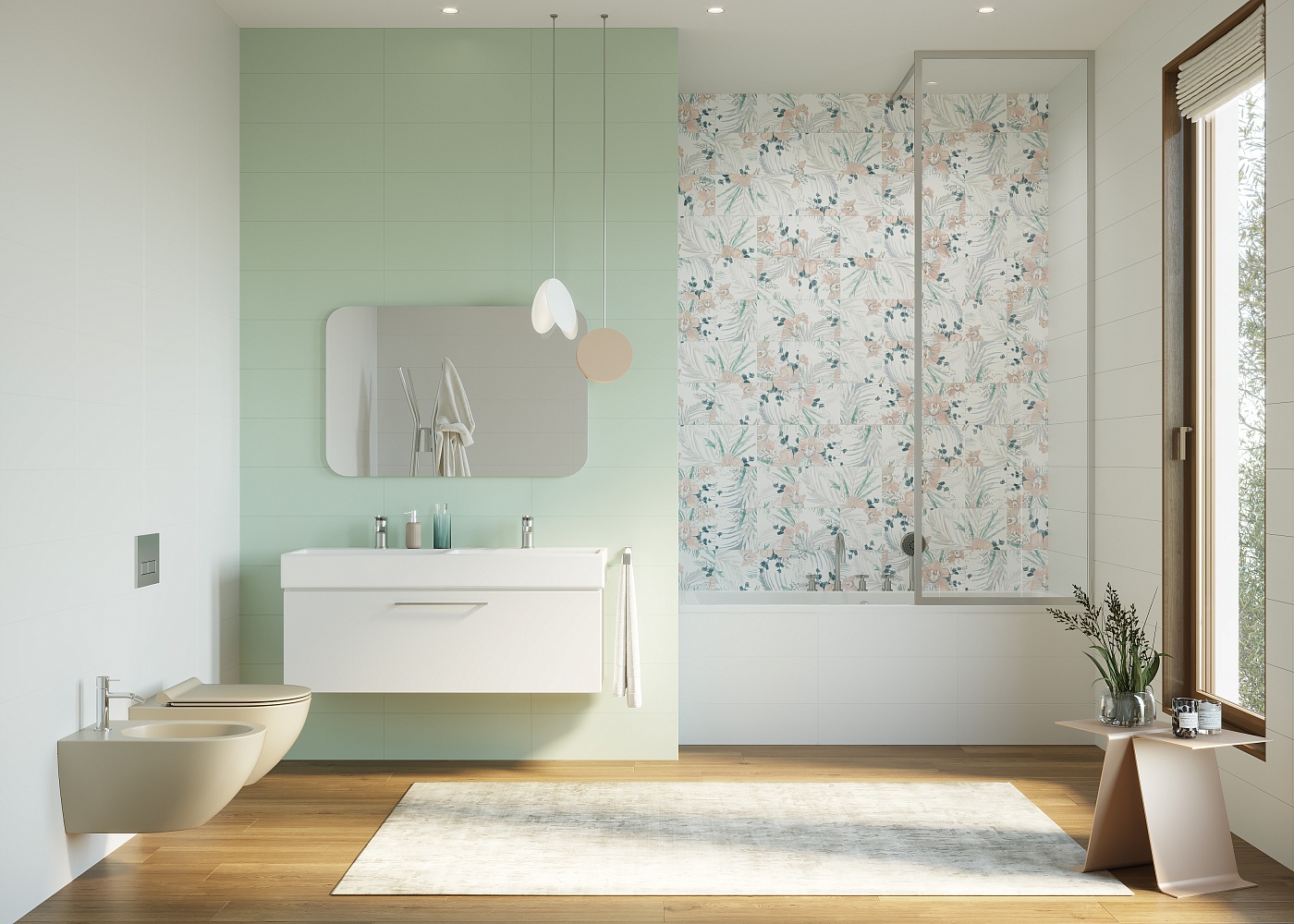 00-00-5-17-00-01-2420 На стену Aurora Peas 20х60  - фото 3