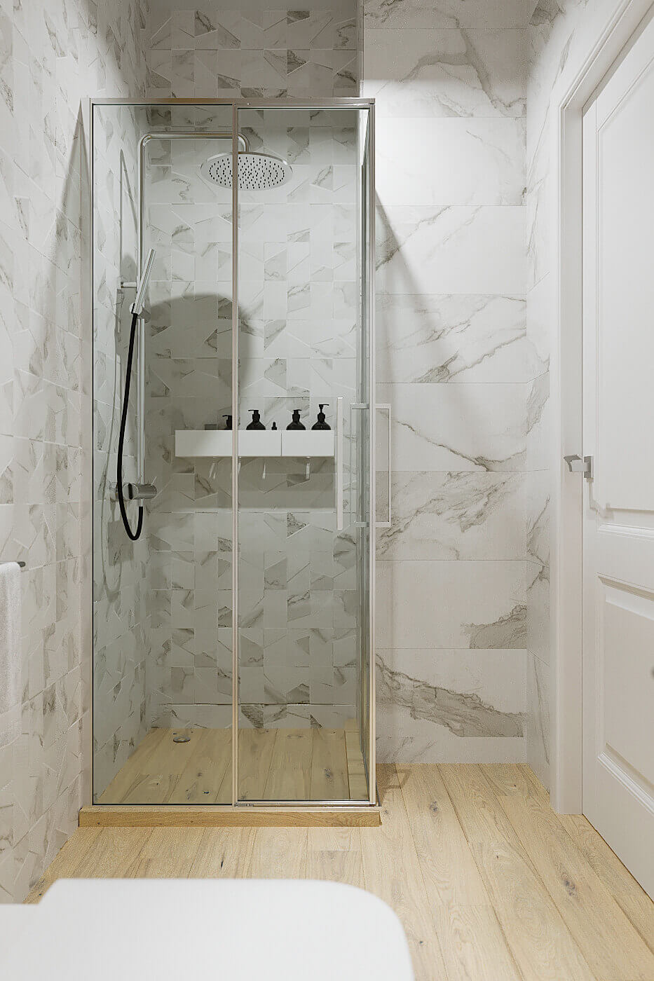 215 На стену Calacatta Art Silver Silver G3D - фото 8