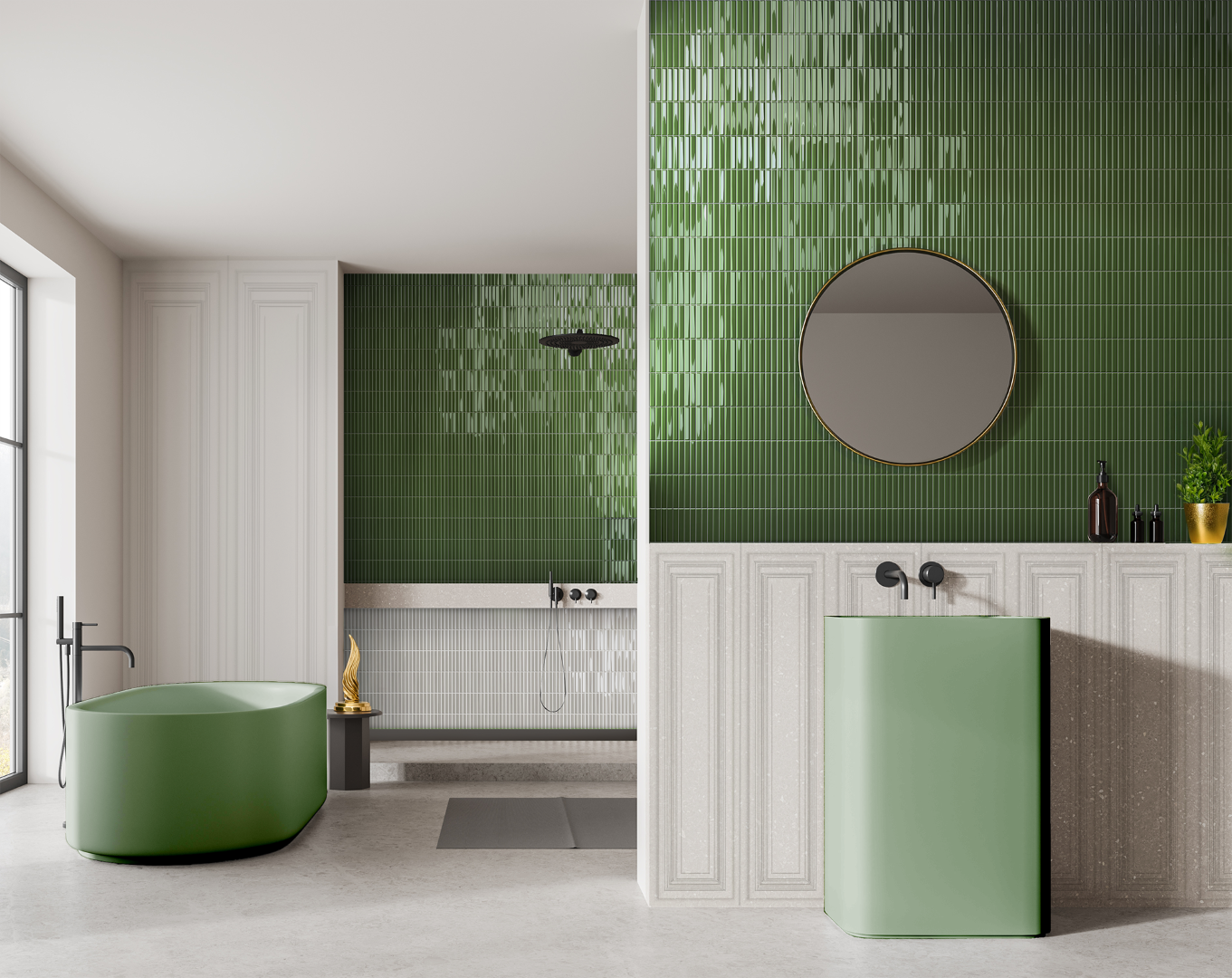 На стену Melody Emerald 20x20 - фото 8