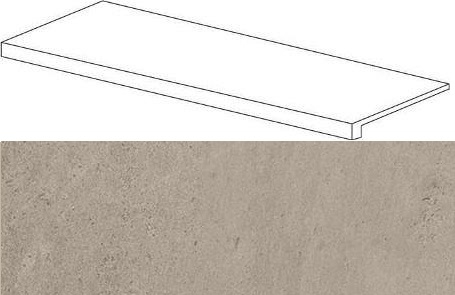 620070001086 Ступень Wise Silver Grey Scalino Frontale 33x120