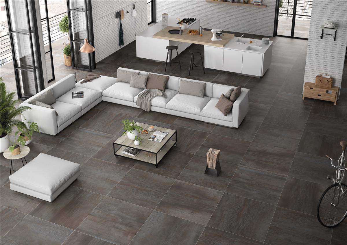 На пол Acier Silver MT Rect - фото 2