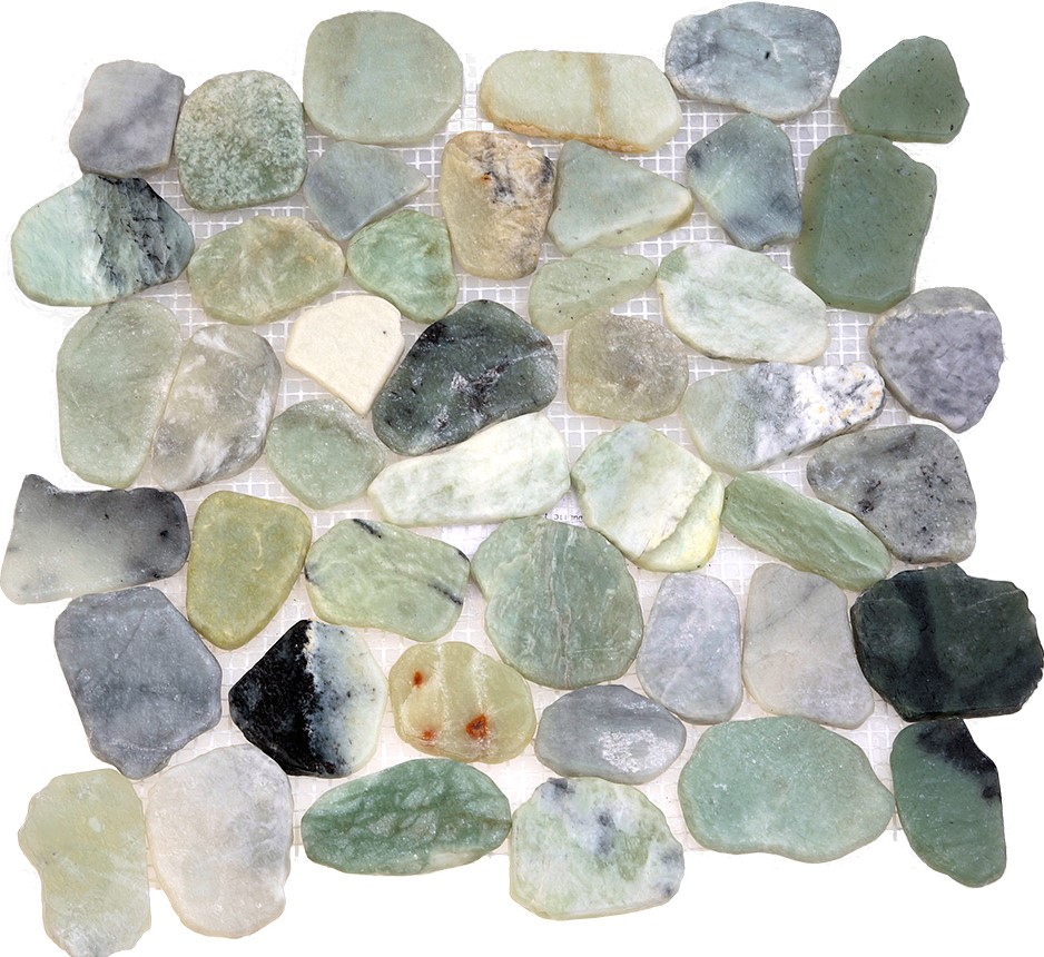 052368 MS9004 BC WB На пол Каменная Мрамор зелёный круглый 30x30