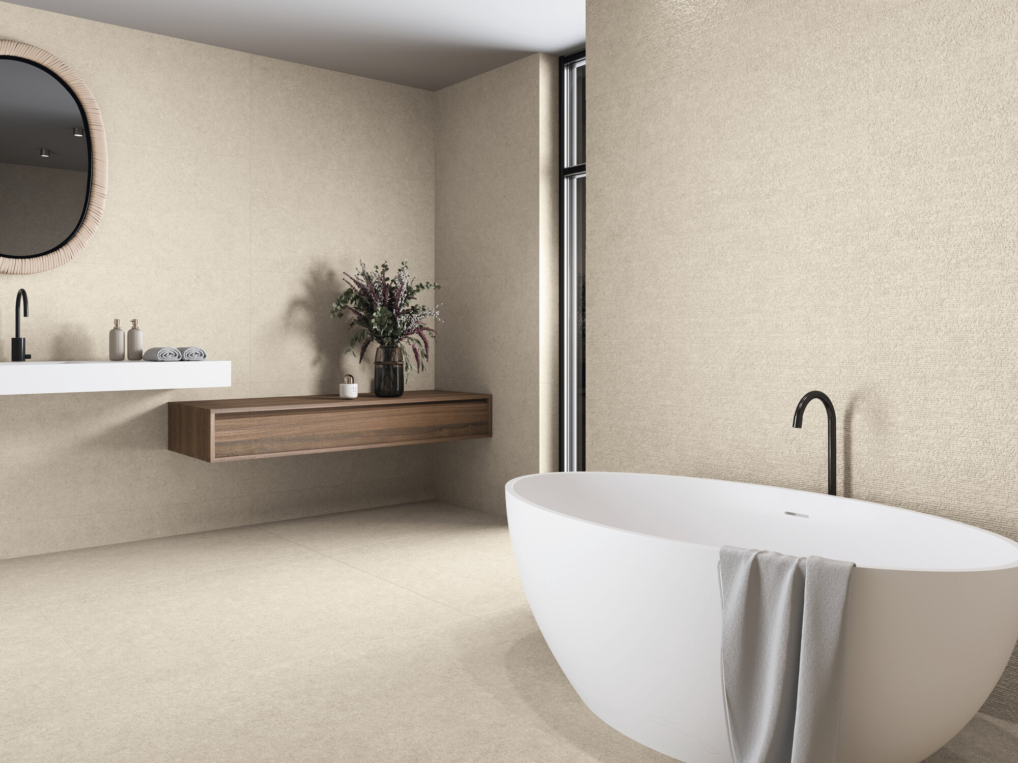 A044519 На стену Iwa Haru White Rect 30x90 - фото 10