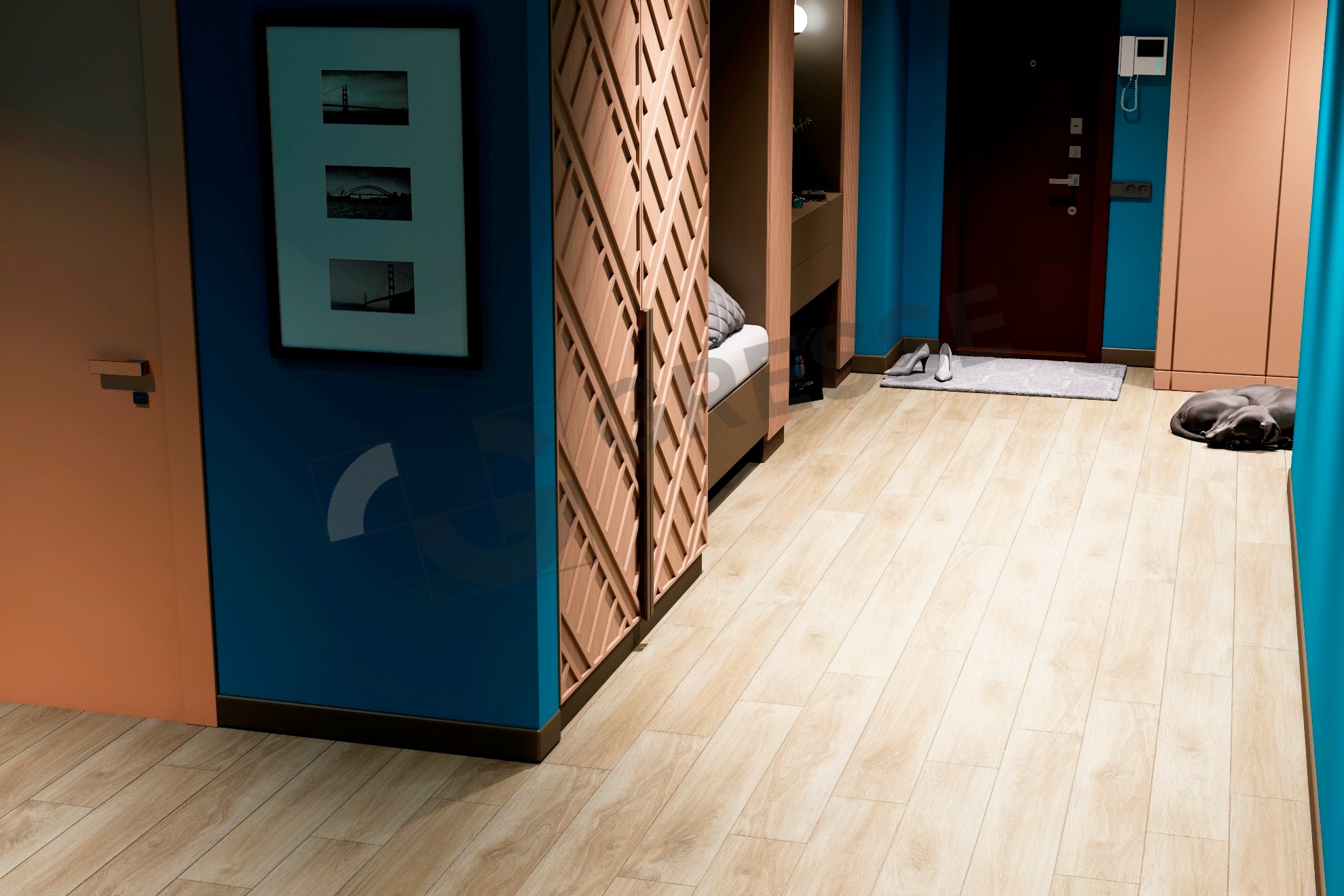 GRS 11-14S На пол Ajanta Hazel орех - фото 8