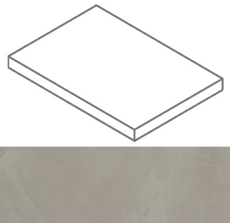 620070002317 Ступень Continuum Iron Scalino Angolare DX 33x60