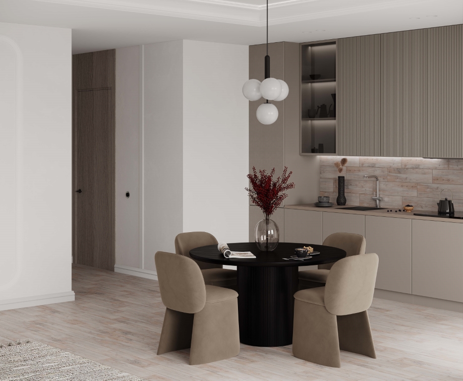 На пол Lucie Светло-бежевый 59.4x14.7 - фото 14