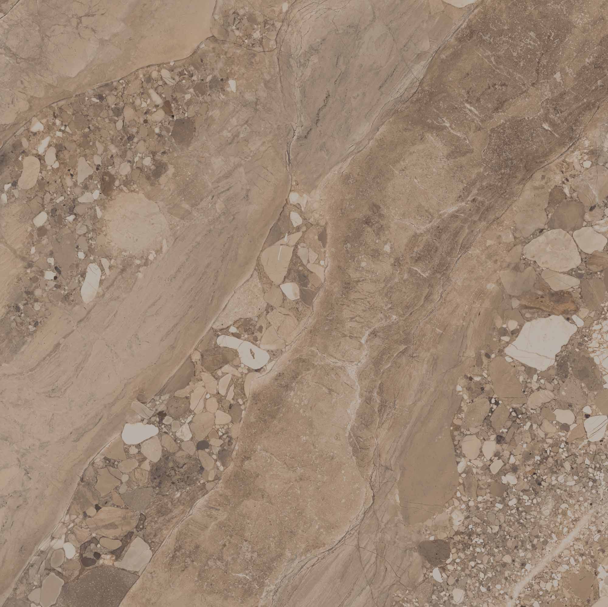 На пол Oceanmist OM03 Brown неполированный 80x80 - фото 5