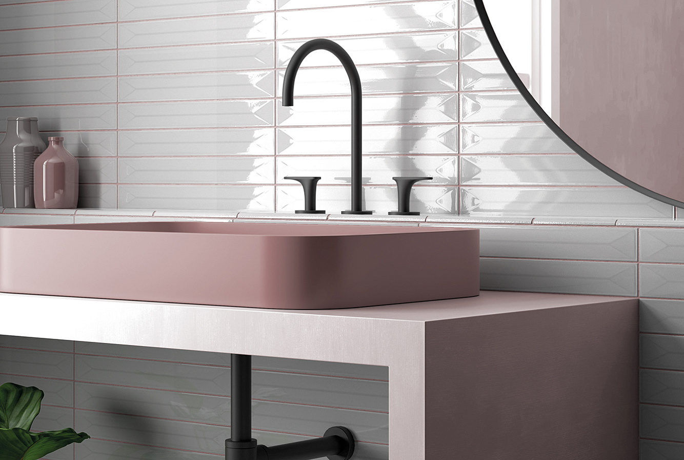 31151 На стену Vitral Axis Pink 5x40 - фото 8