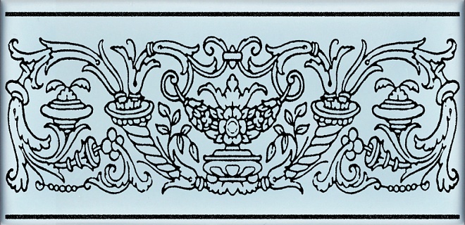 STG/A509/16004 Декор Авеллино Dec. Голубой 7.4