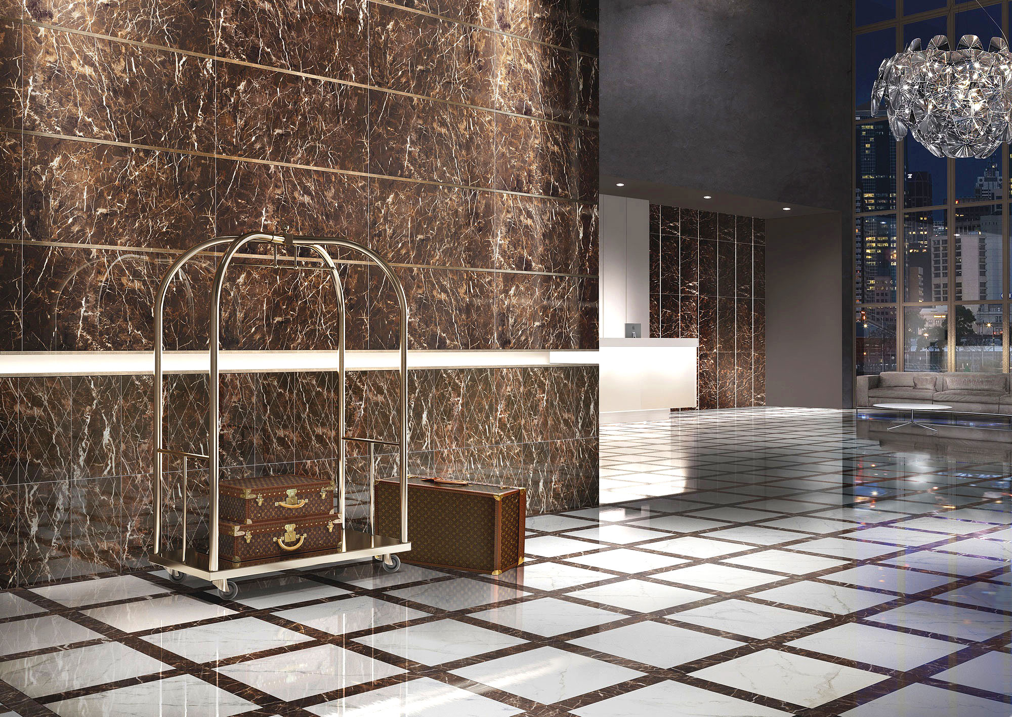 На пол Marmoker Lucido Bardiglio Imperiale 59x59 - фото 20