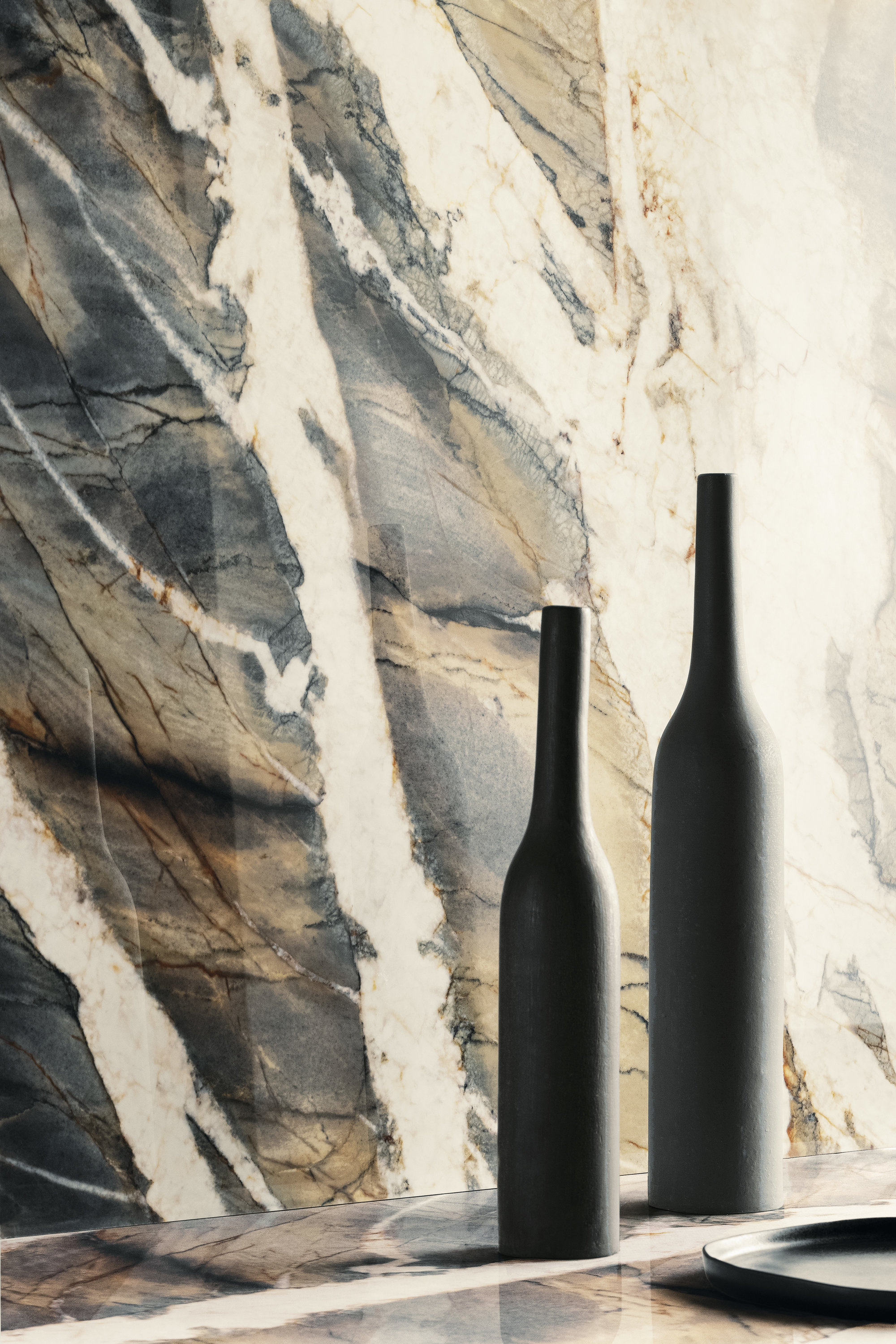 L175562MF6  На пол Marmi Maxfine Brazilian Blue Lucidato 6mm 75x150 - фото 7