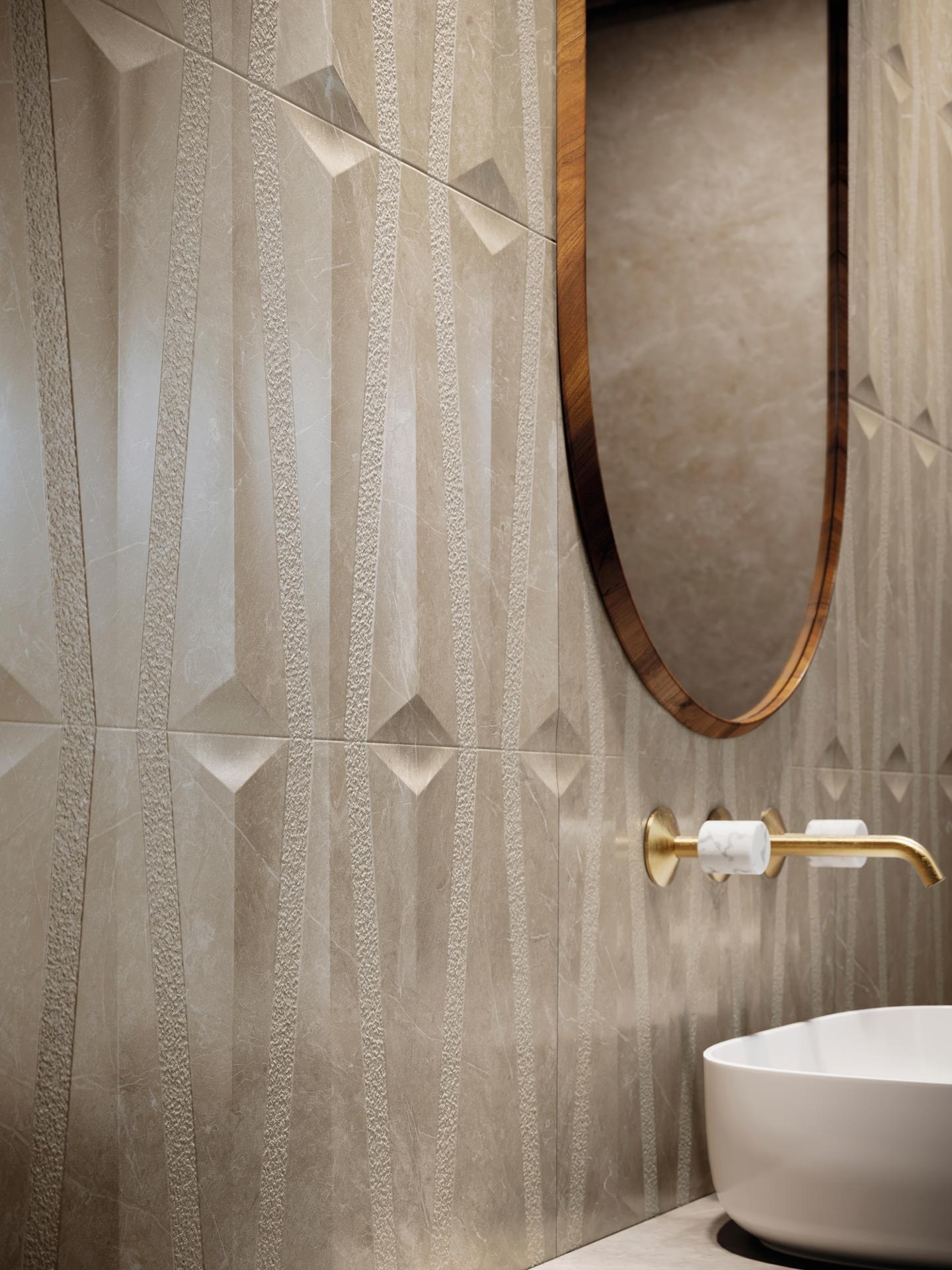 100354907 Декор Velluto Deco Beige 59.6х150 - фото 11