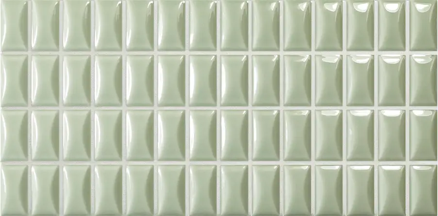 135550 На стену 3D Bars Bevel Jade Gloss 12.5x25