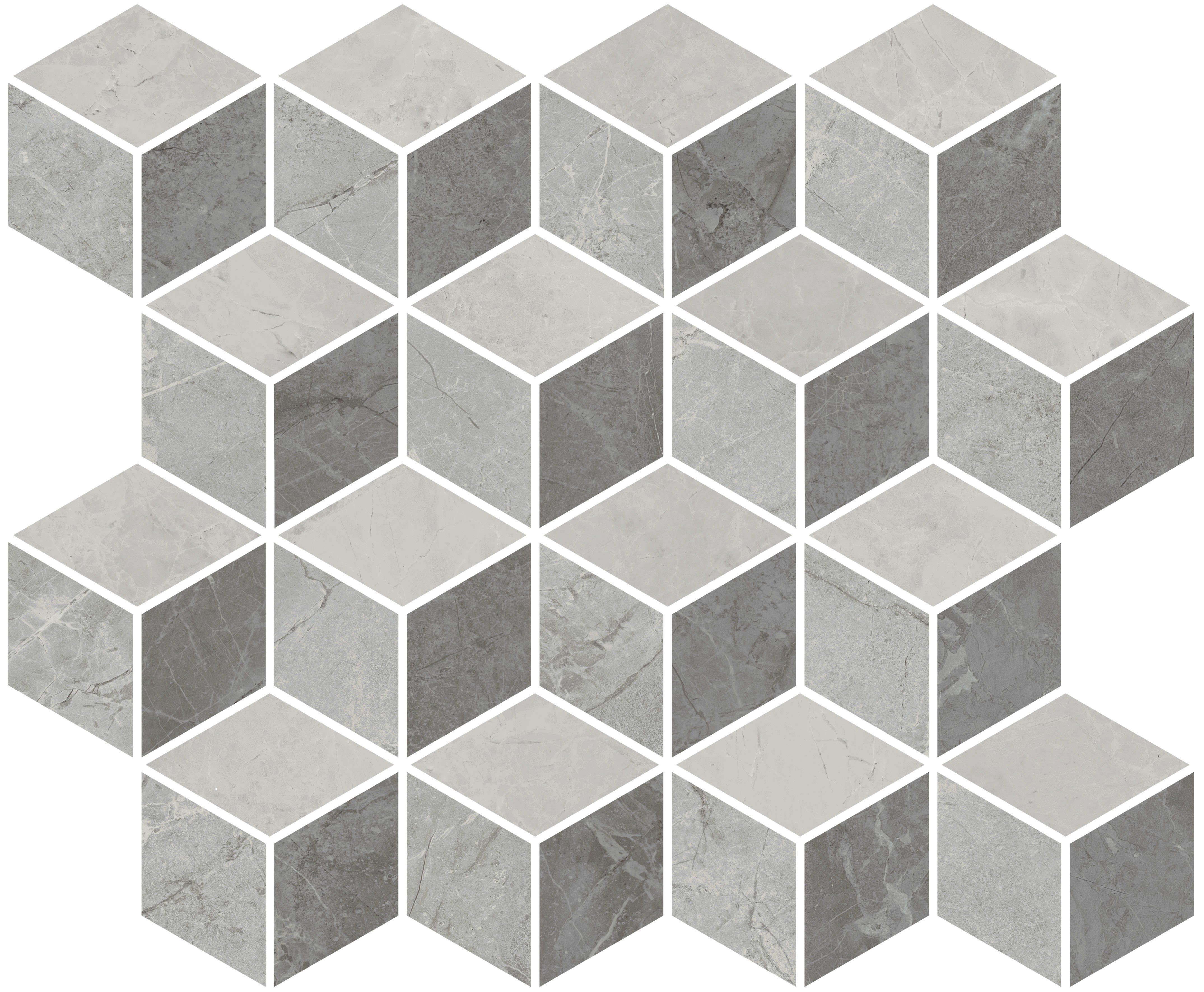 T017/48009 Декор Риальто 2 мозаичный глянцевый 45x37.5x1 - фото 4