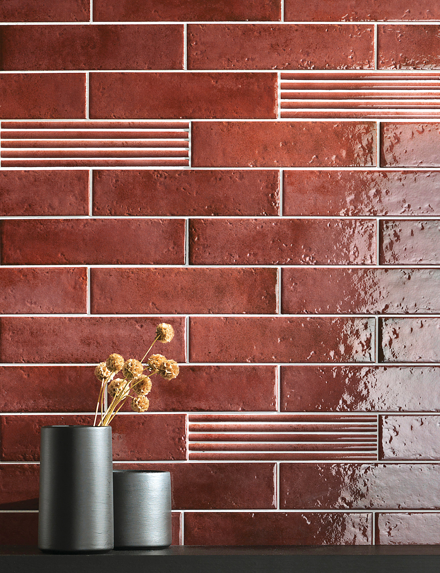 154505 На стену Oxida Brick Green 7.5x30 - фото 19