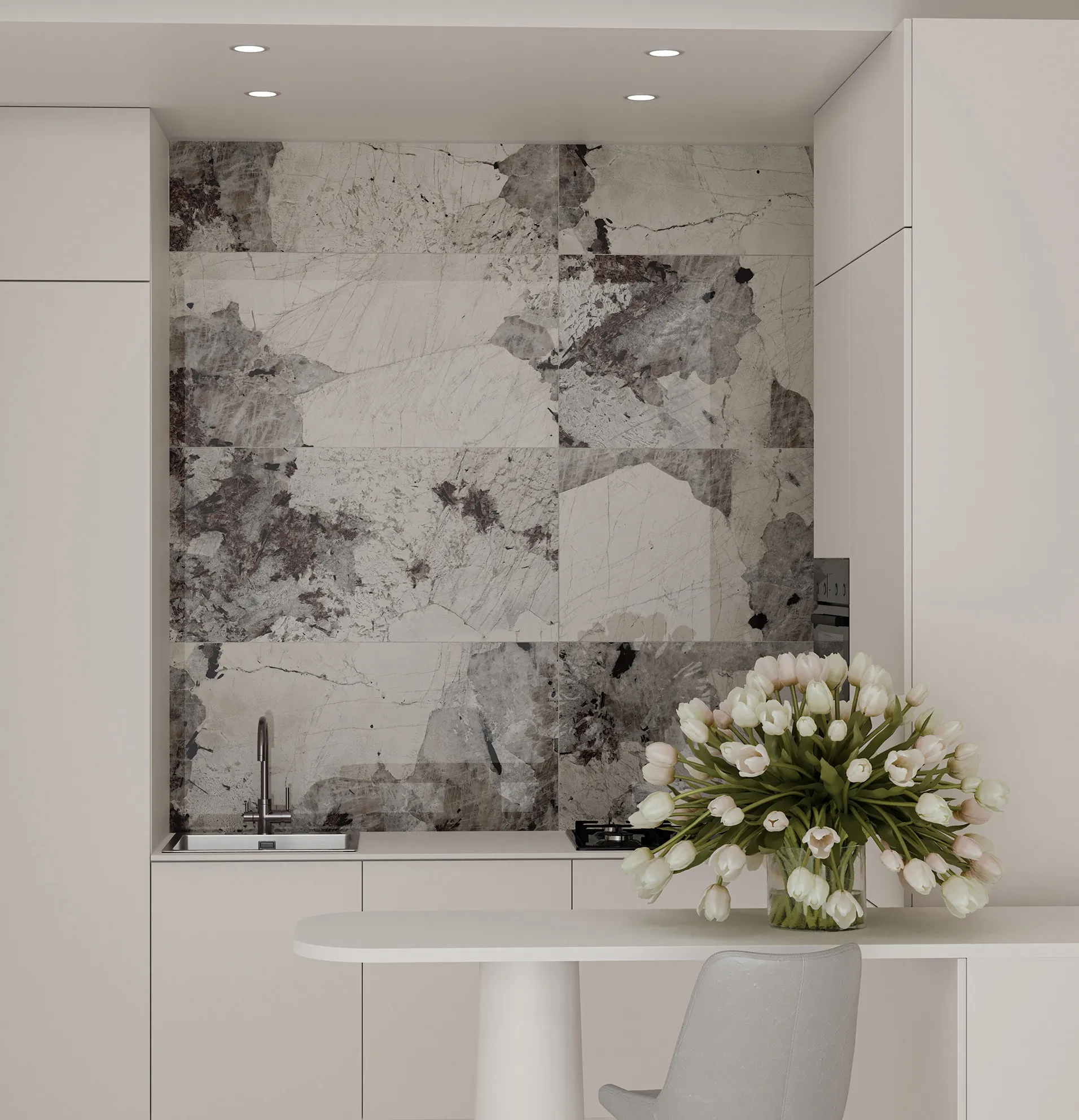 На пол Palacio  Neo Amazonite Cherry High Gloss 60x120 - фото 26