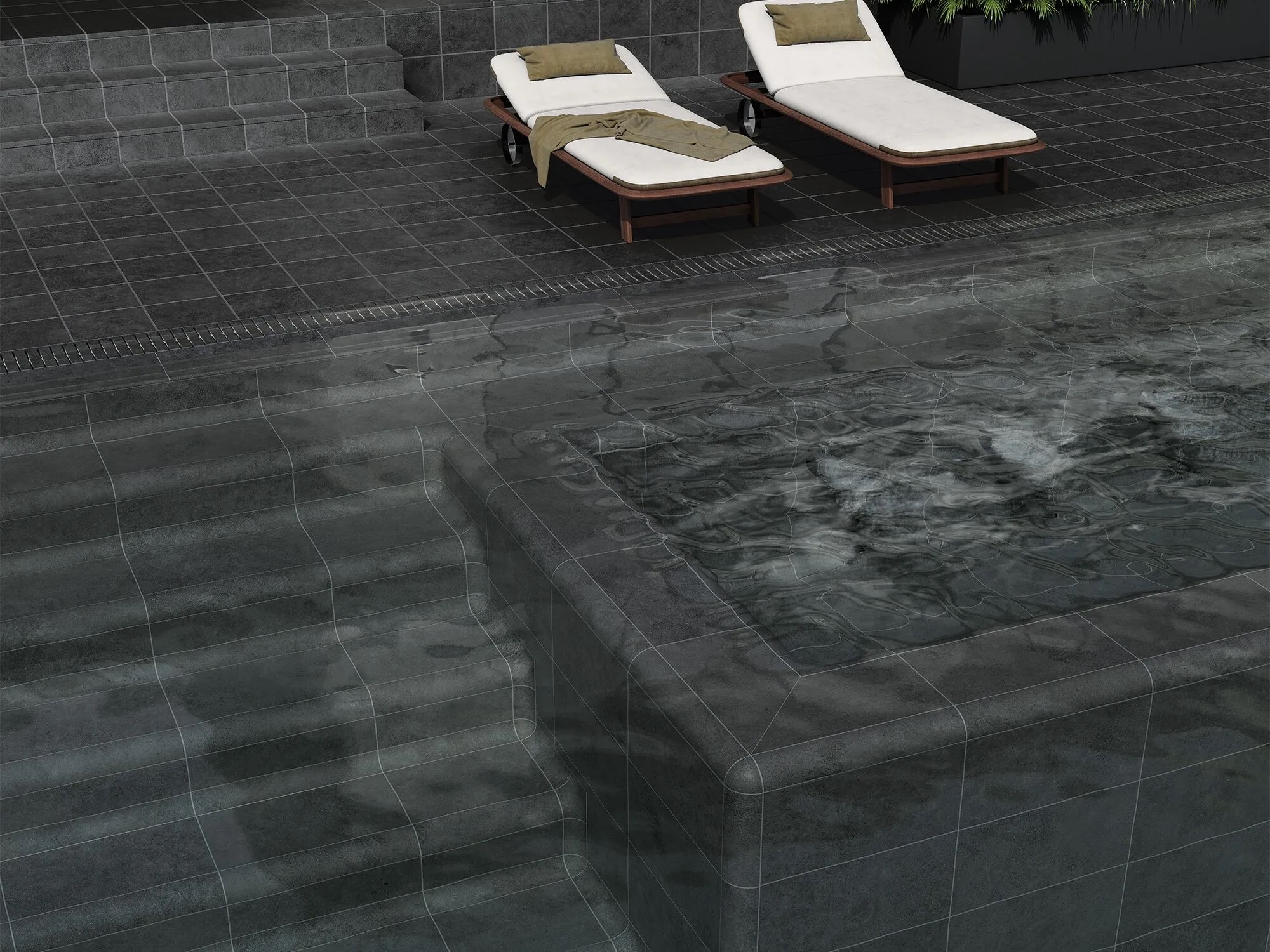 Ступень Essenza Фронтальная С-3 ML Rust 33x33 - фото 9