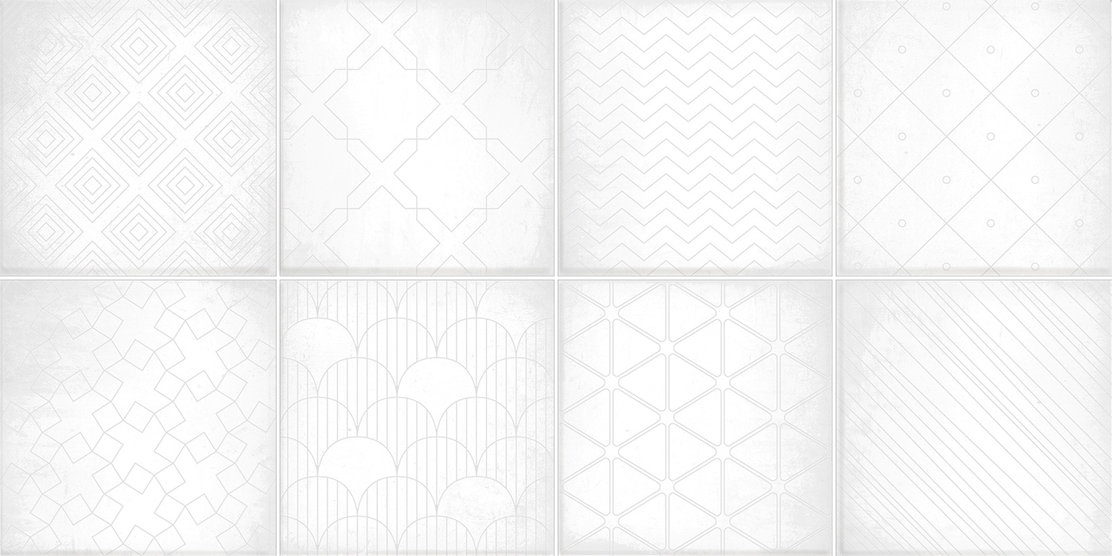 TWU09RCD010 На стену Richard Белая Рельеф