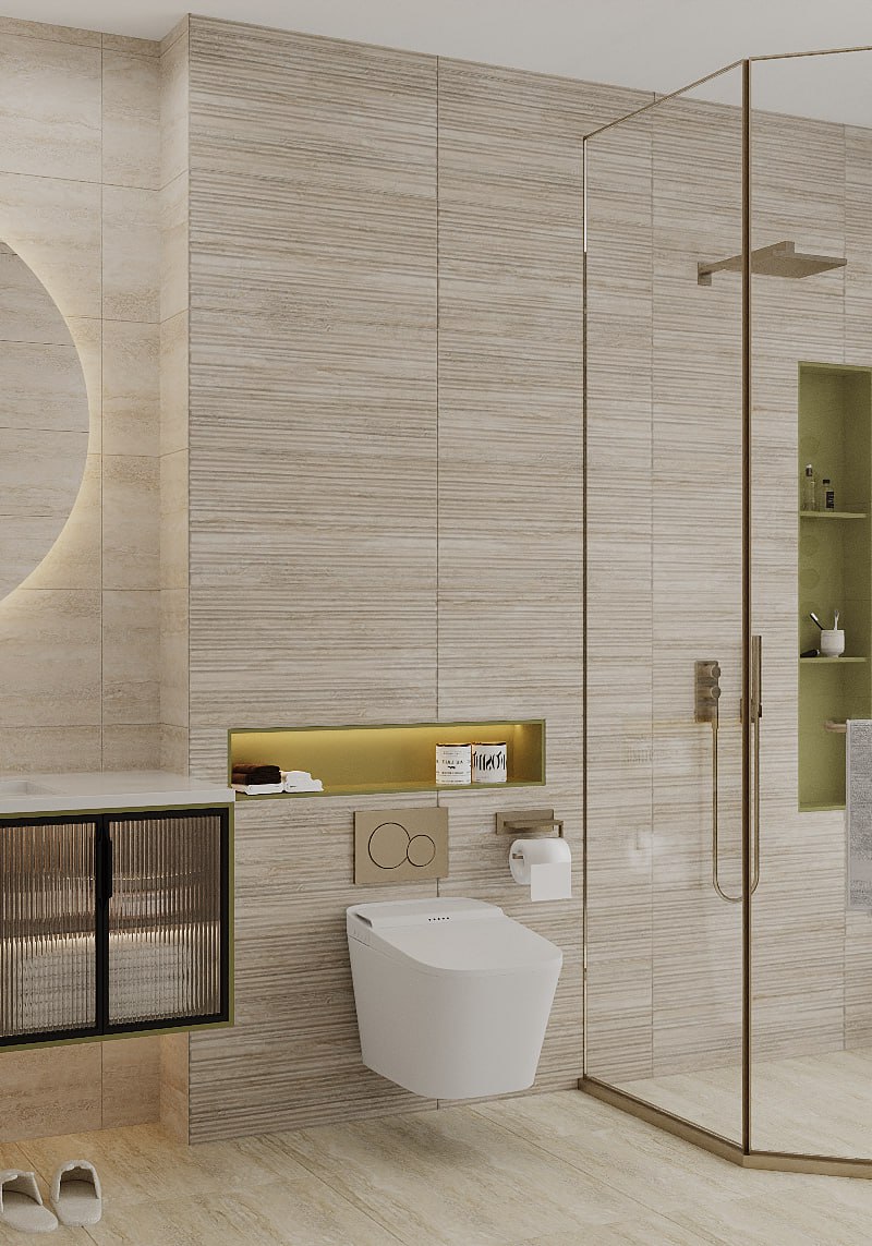 На пол Травертин GP кремовый 600x300 - фото 7