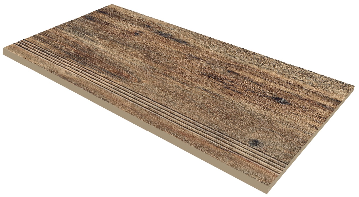 BGs01/NR_R10/30,6x60,9x8N/GW Ступень Brigantina BGc01 Oak 30.6x60.9 Неполированная