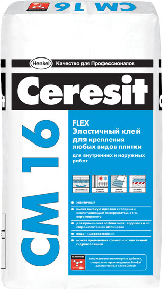 1317215  CM 16 1317215 для плитки эластичный 25кг