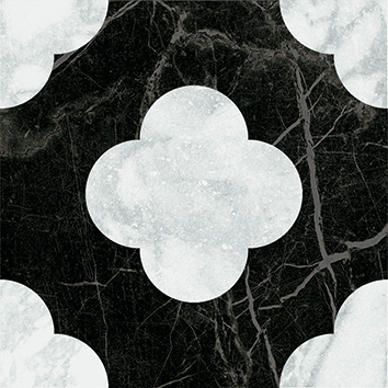 4101200 На пол Dandy Pin Black White 18.6x18.6 - фото 2