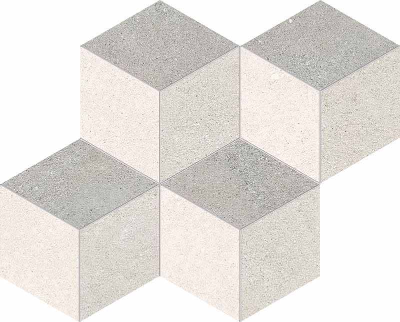 J3SI Декор Grace Silver Mosaico Rombi 30x35.2