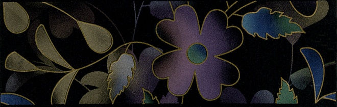 STG/A198/7095 Бордюр Найтсбридж Черный