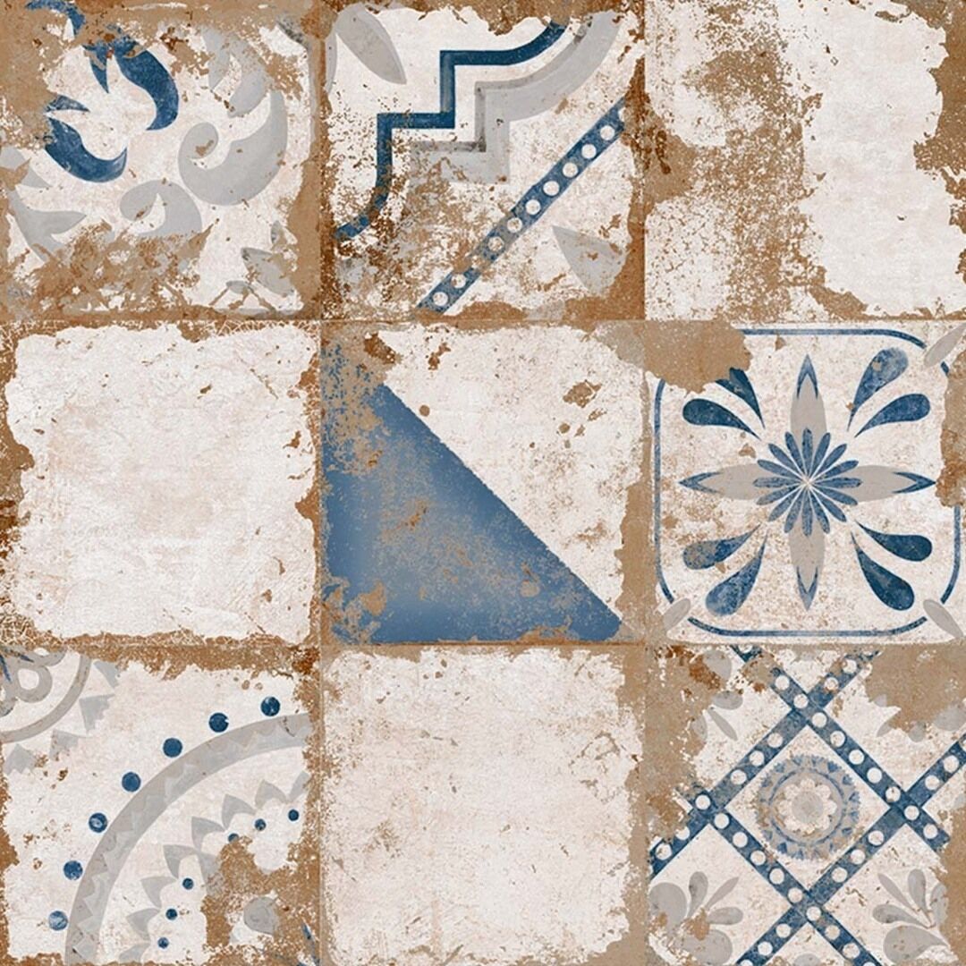 На пол Memory 7 Azul Brillo 58x58 - фото 6