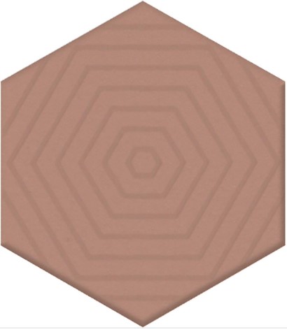 OS/E241/63011 Декор Агуста Розовый Матовый 6x5.2