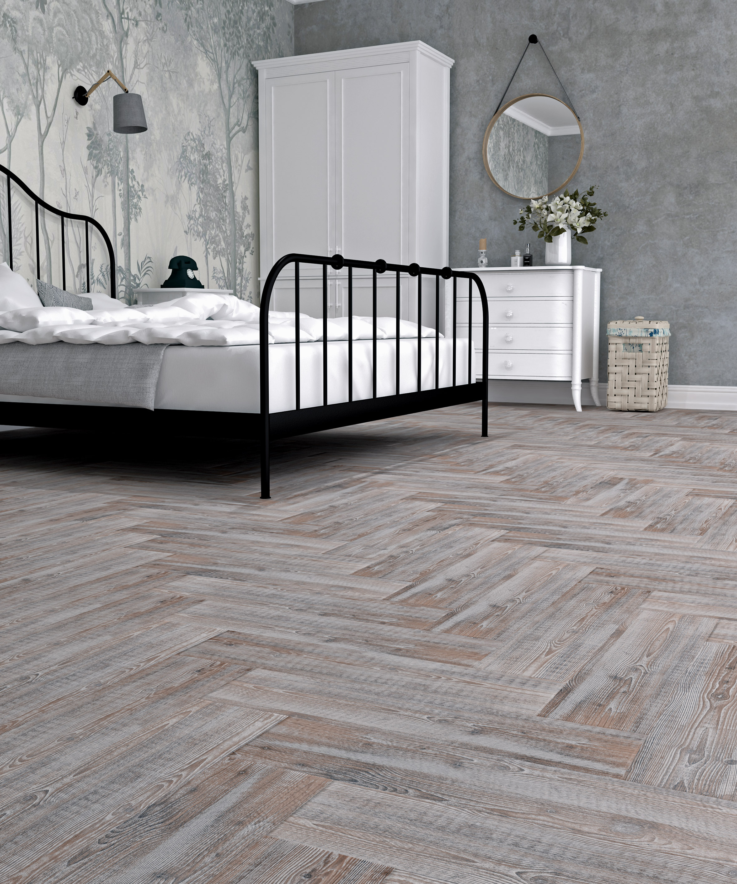 На пол Lucie Светло-бежевый 59.4x14.7 - фото 18