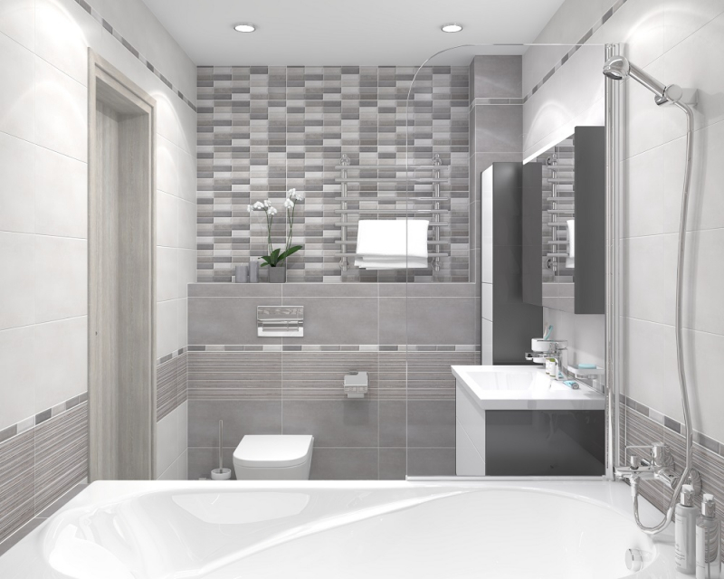 TWU09BIR007 На стену Birma Серая Мозаика Рельефная - фото 15